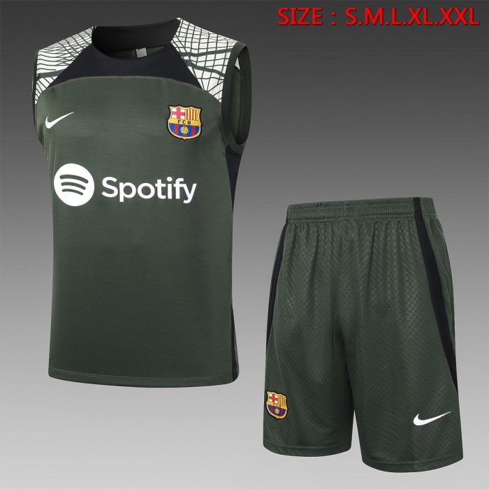 Barcelona 23/24 Dark Green Vest - 图片 8