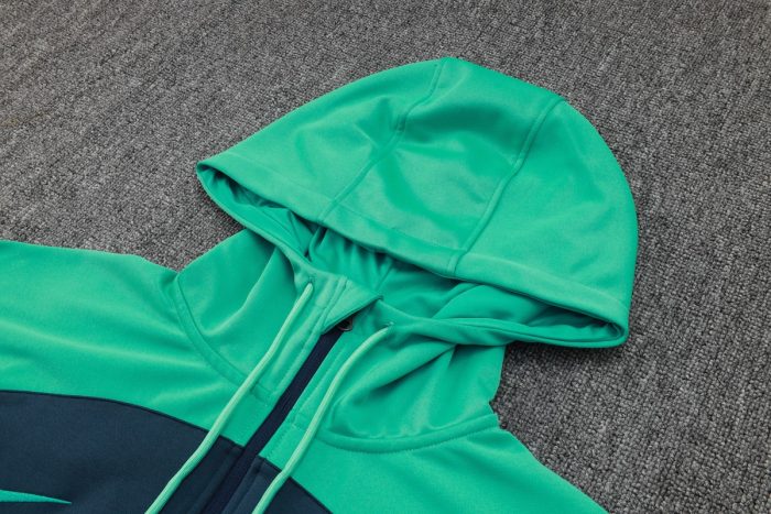 Barcelona 23-24 Long Zip Jacket Blue - 图片 6