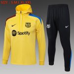 Barcelona 24/25 Half-Zip Hoodie Yellow