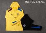 Barcelona 24/25 Half-Zip Hoodie Yellow - 图片 2