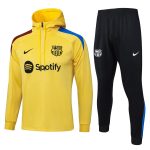 Barcelona 24/25 Half-Zip Hoodie Yellow - 图片 8