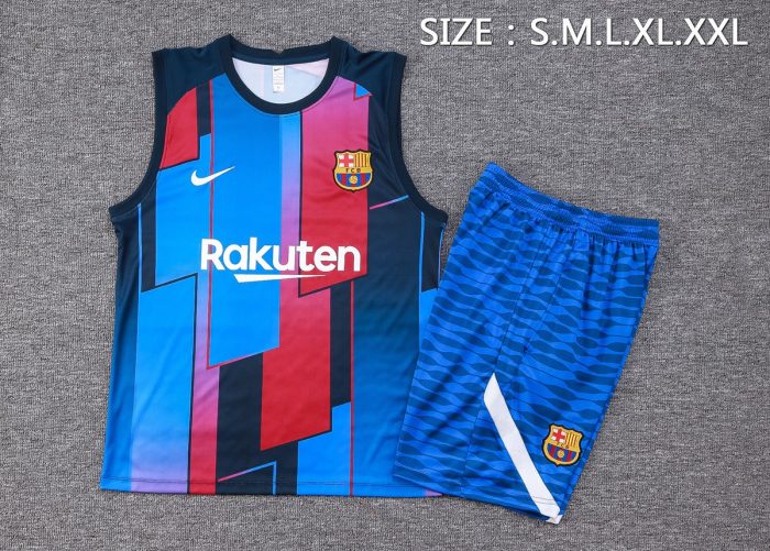 Barcelona 23/24 Vest (Colorful Blue, Ink Spray) - 图片 2