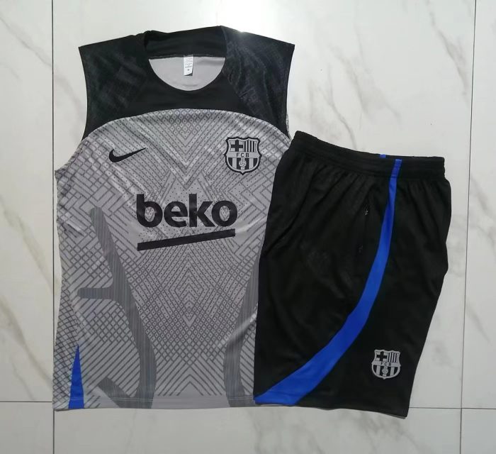Barcelona 23-24 Light Gray Vest - 图片 9