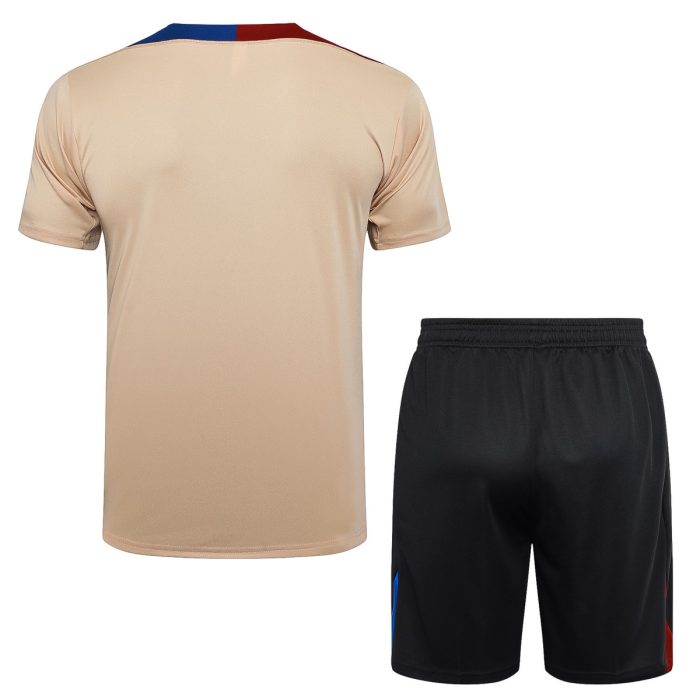 Barcelona 24/25 Short Sleeve Training Jersey - Earth Yellow - 图片 7