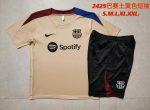 Barcelona 24/25 Short Sleeve Training Jersey - Earth Yellow - 图片 9