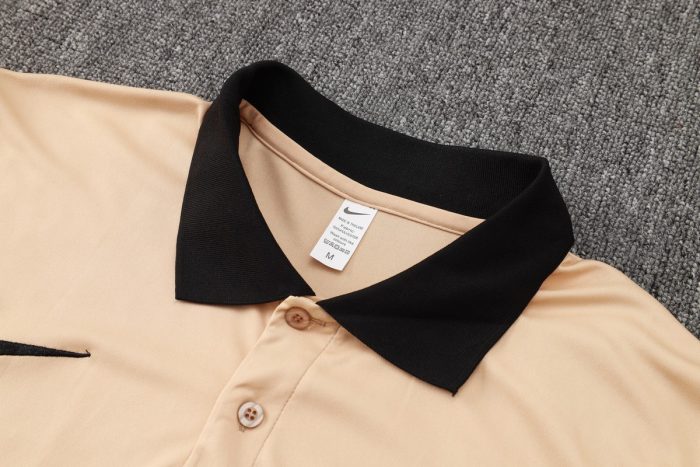 Barcelona 24/25 Polo Shirt Earth Yellow - 图片 6