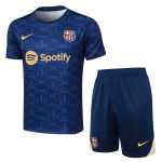 Barcelona 24-25 Short Sleeve Training Jersey Blue Splatter - 图片 8