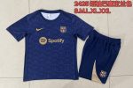 Barcelona 24-25 Short Sleeve Training Jersey Blue Splatter - 图片 9