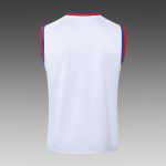 Barcelona 24-25 White Spray Print Vest - 图片 3