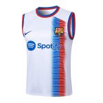 Barcelona 24-25 White Spray Print Vest - 图片 4