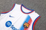 Barcelona 24-25 White Spray Print Vest - 图片 8