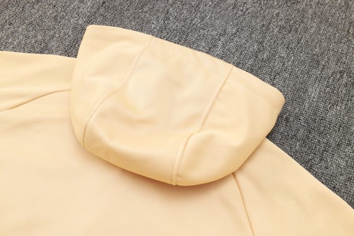 Barcelona 24/25 Half-Zip Hoodie Earth Yellow - 图片 3