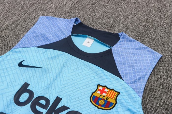 Barcelona 22/23 Light Blue Vest - 图片 6
