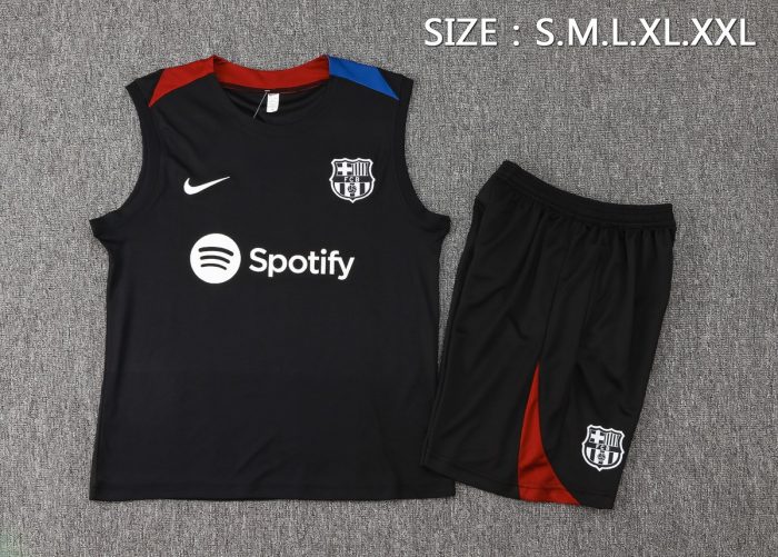 Barcelona 24/25 Vest Black - 图片 2