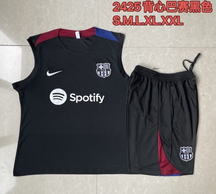 Barcelona 24/25 Vest Black - 图片 9