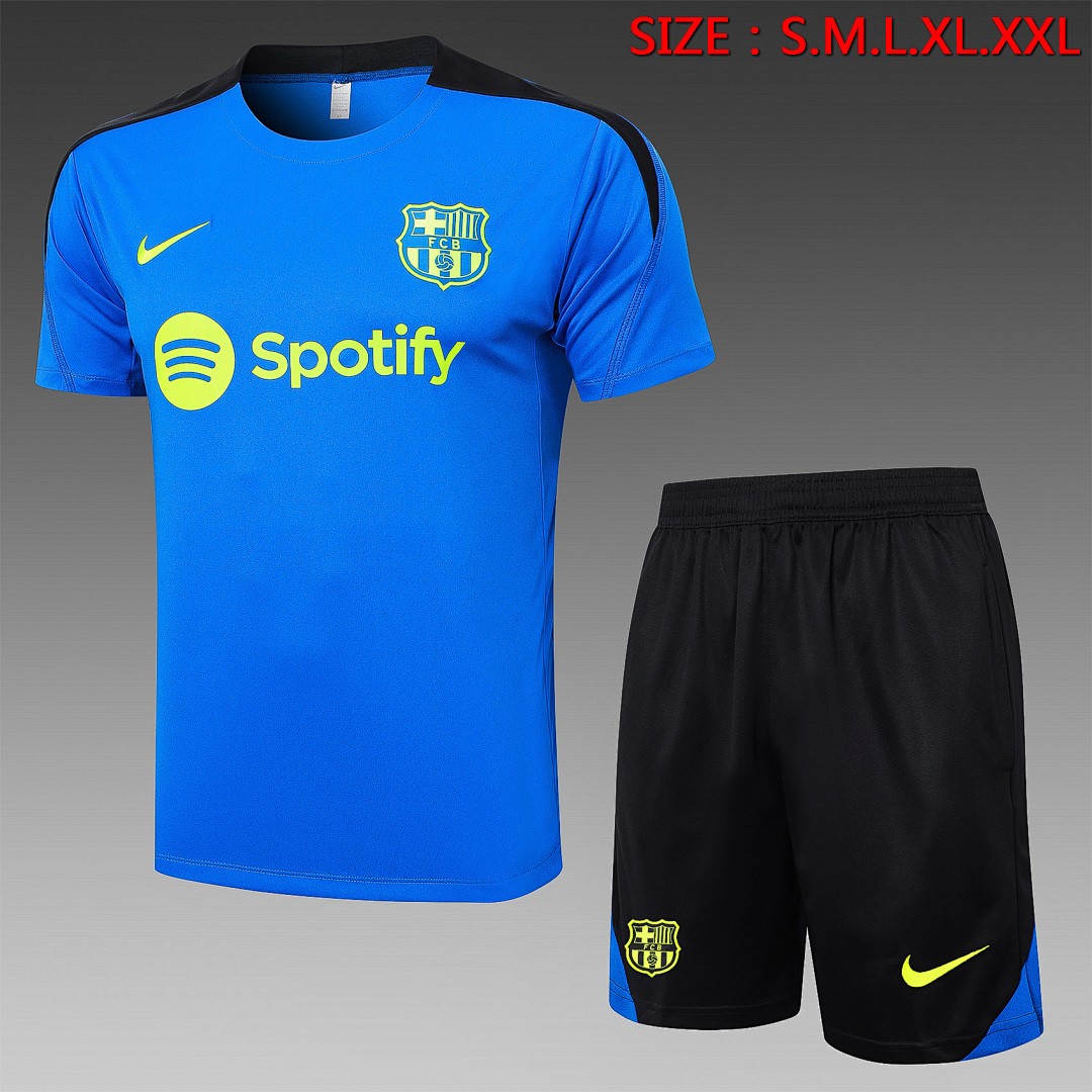 JER-2832_1 Barcelona 24-25 Short Sleeve Training Suit - 图片 1