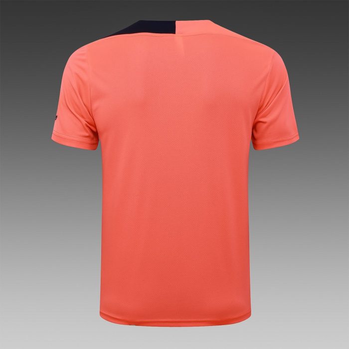 Barcelona Fluorescent Orange Short Sleeve Training Suit - 图片 6