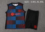Barcelona 24/25 Vest Black (Vertical Stripe Spray Print) - 图片 2