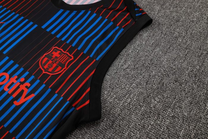 Barcelona 24/25 Vest Black (Vertical Stripe Spray Print) - 图片 5