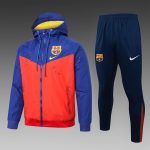 Barcelona Red and Blue Windbreaker