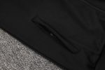 Barcelona 24/25 Long Zip Hoodie Black - 图片 4