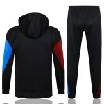 Barcelona 24/25 Long Zip Hoodie Black - 图片 7