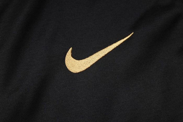 Barcelona 24/25 Long Zip Hoodie Black - 图片 5