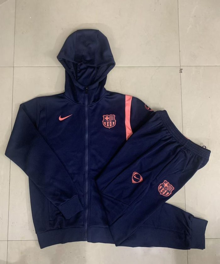 Barcelona Long Zip Hoodie - Pink - 图片 9