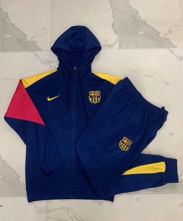 Barcelona 24/25 Long Zip Jacket in Turquoise - 图片 9