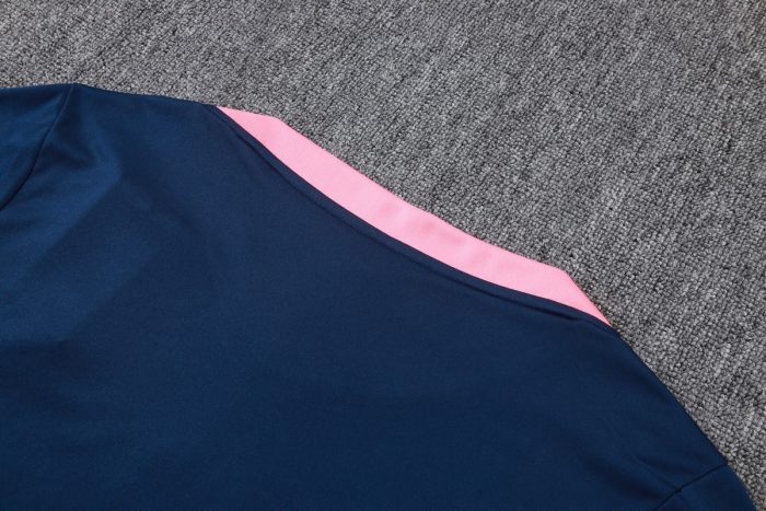 Barcelona Short Sleeve Training Shirt Blue - 图片 3