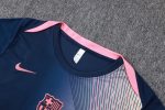 Barcelona Short Sleeve Training Shirt Blue - 图片 6