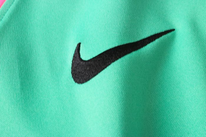 Barcelona 2021 Long Zip Hoodie Light Green - 图片 8