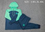 Barcelona 23-24 Half-Zip Jacket Blue Sleeves Green - 图片 2