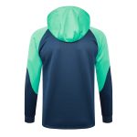 Barcelona 23-24 Half-Zip Jacket Blue Sleeves Green - 图片 8