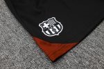 Barcelona 24-25 Black Short Sleeve Training Set with 5-Inch Shorts - 图片 3