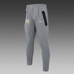 Barcelona 24/25 Long Zip Hoodie in Ash Grey (Earth Yellow Logo) - 图片 6