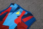 Barcelona Vest Light Blue Spray Print - 图片 3
