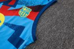 Barcelona Vest Light Blue Spray Print - 图片 5