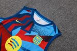 Barcelona Vest Light Blue Spray Print - 图片 6
