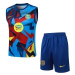 Barcelona Vest Light Blue Spray Print - 图片 8