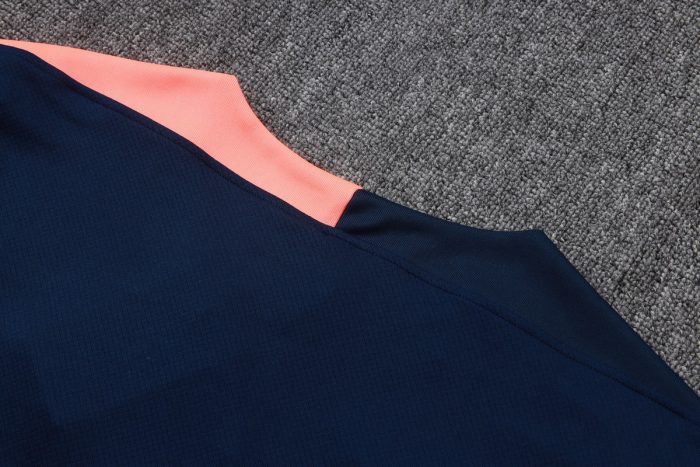 Barcelona Short Sleeve Training Shirt (Pink Shoulder) - 图片 3