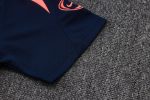 Barcelona Short Sleeve Training Shirt (Pink Shoulder) - 图片 5