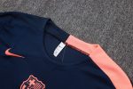 Barcelona Short Sleeve Training Shirt (Pink Shoulder) - 图片 6