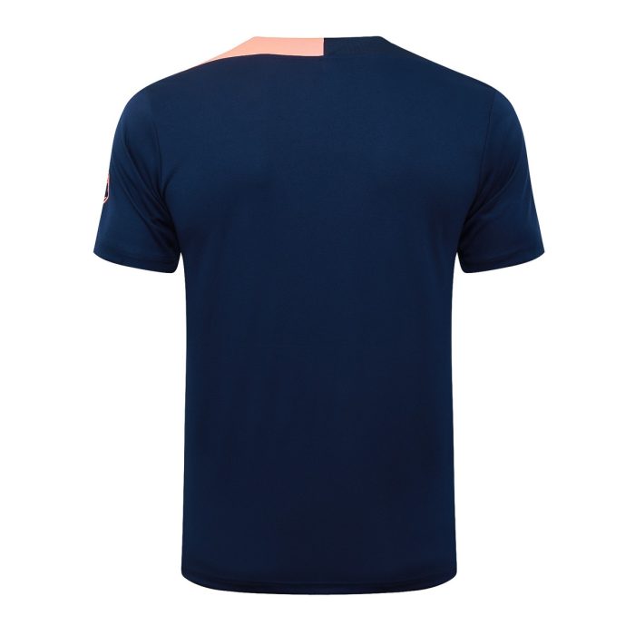 Barcelona Short Sleeve Training Shirt (Pink Shoulder) - 图片 7