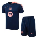 Barcelona Short Sleeve Training Shirt (Pink Shoulder) - 图片 8