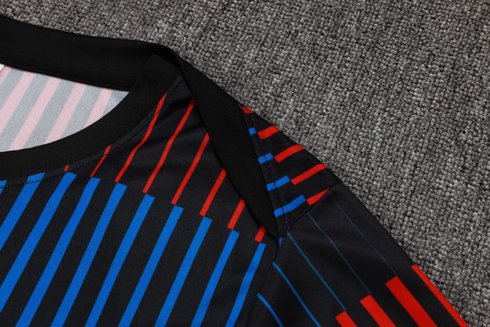 Barcelona 24-25 Short Sleeve Black (Vertical Stripe Spray Print) - 图片 6