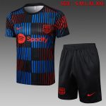 Barcelona 24-25 Short Sleeve Black (Vertical Stripe Spray Print) - 图片 8