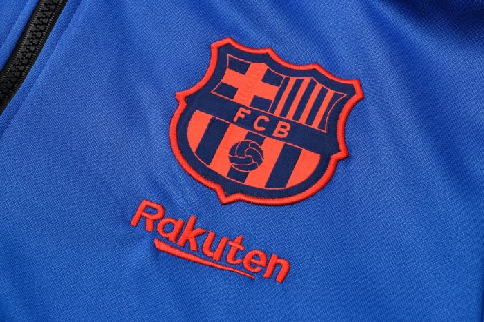 Barcelona 21/22 Long Zip Jacket with Hood S-2XL - 图片 4