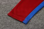 Barcelona 21-22 Long Zip Hoodie Maroon - 图片 5