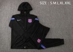 Barcelona 21/22 Long Zip Jacket Black (Colorful Badge) - 图片 2
